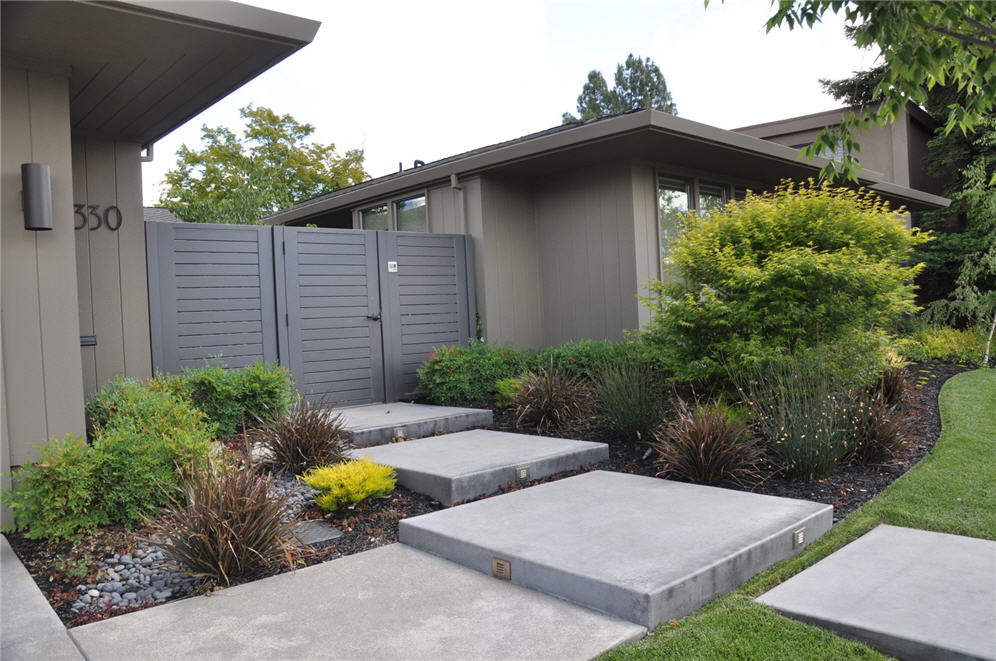 Steps to the Courtyard Entrance